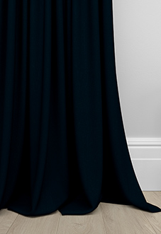 Faux Suede, Navy - Made to Measure Curtains